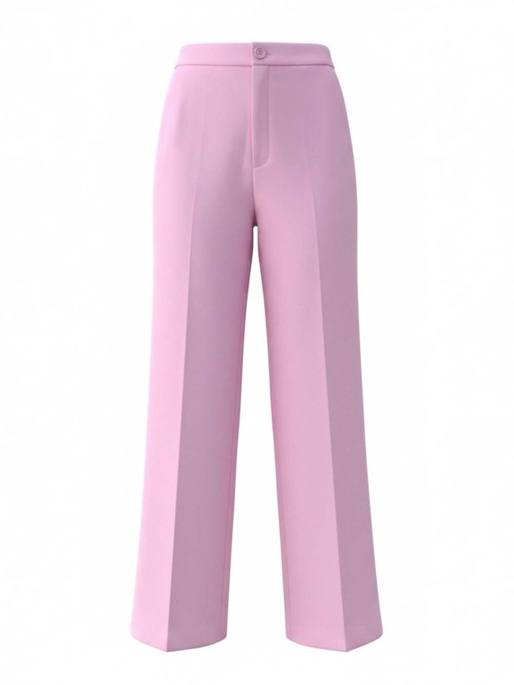 Vintage 70’s Cottagecore Light Pink High-Rise Wide-Leg Pants 24